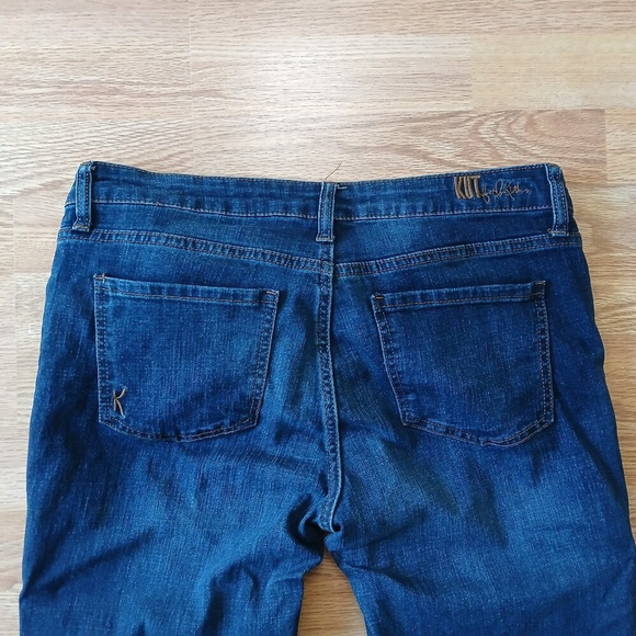 Kut From The Kloth Katy Boyfriend Stretch Jeans Blue Size 6 - Picture 5 of 9